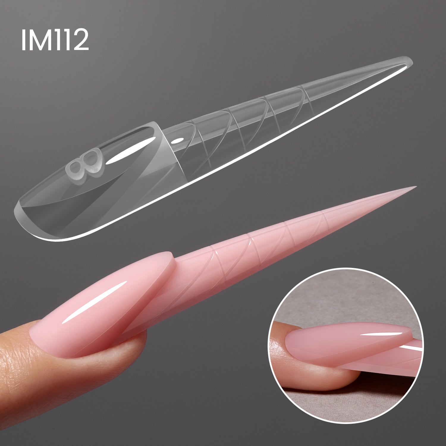 Stiletto ImMaster 3D Reverse French Dual Form-IM112
