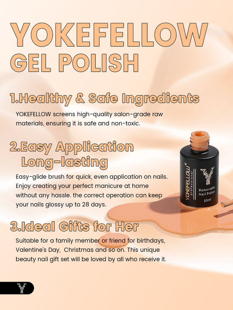 10ML Gel Polish-AB106 - YokefellowBeauty