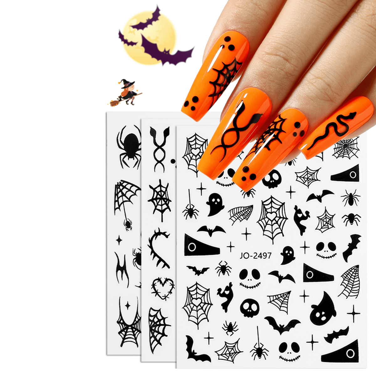 Nail Art Sticker for Halloween