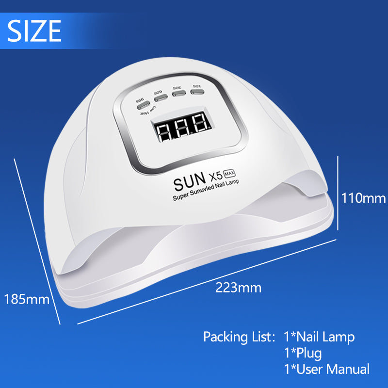 168W Electric Nail Lamp-SUN X5 Max - YokefellowBeauty