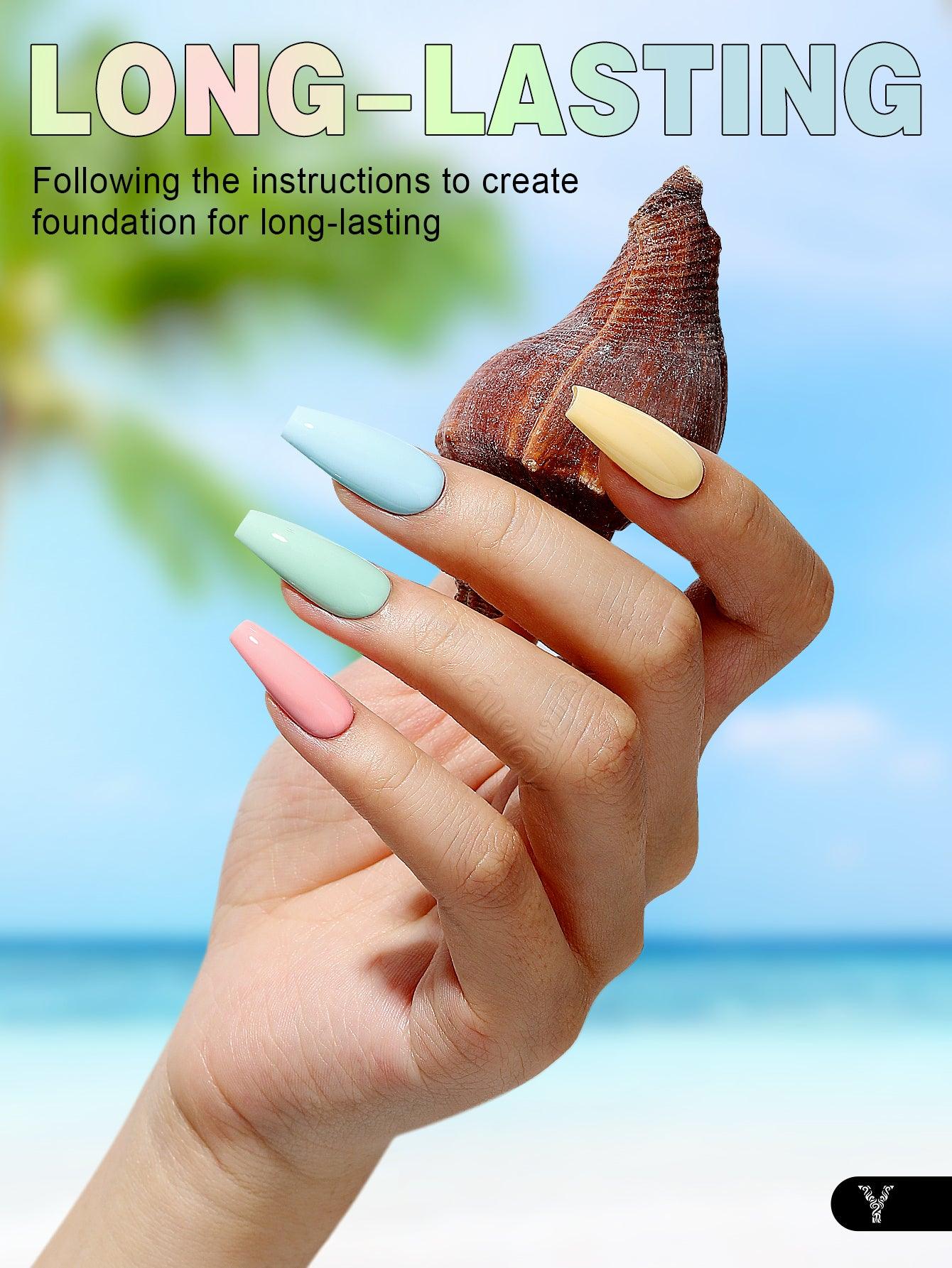 Ensemble de vernis gel Macaron Series-6 couleurs