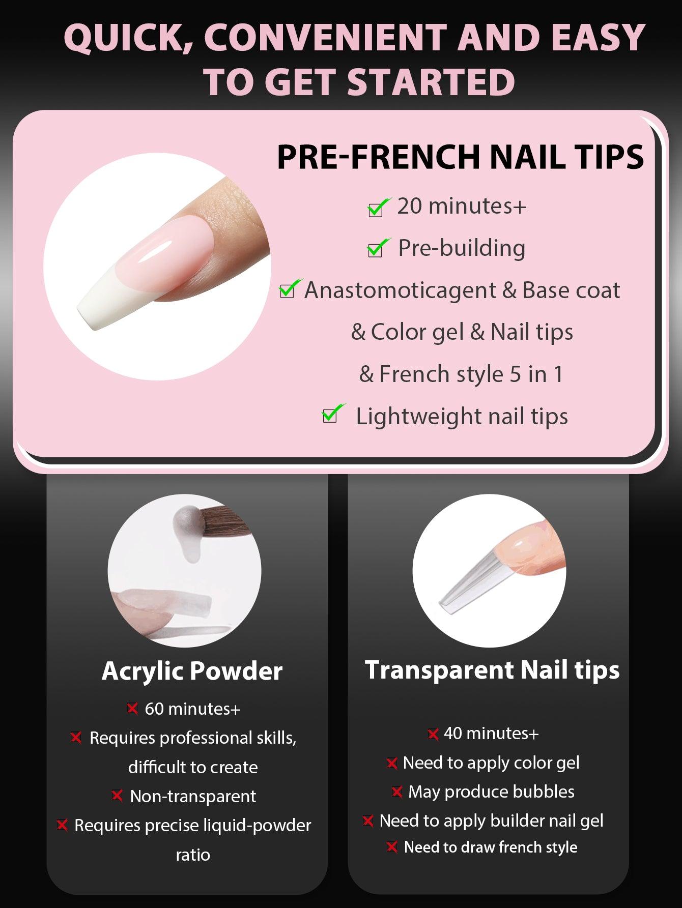 Press On French Nail Tips