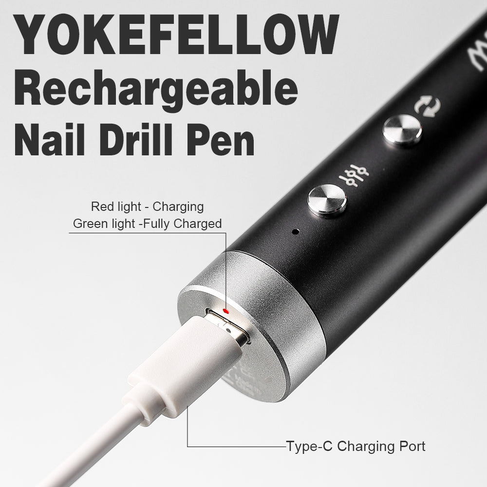 20000RPM Cordless Nail Drill Pen-YK-1003 - YokefellowBeauty