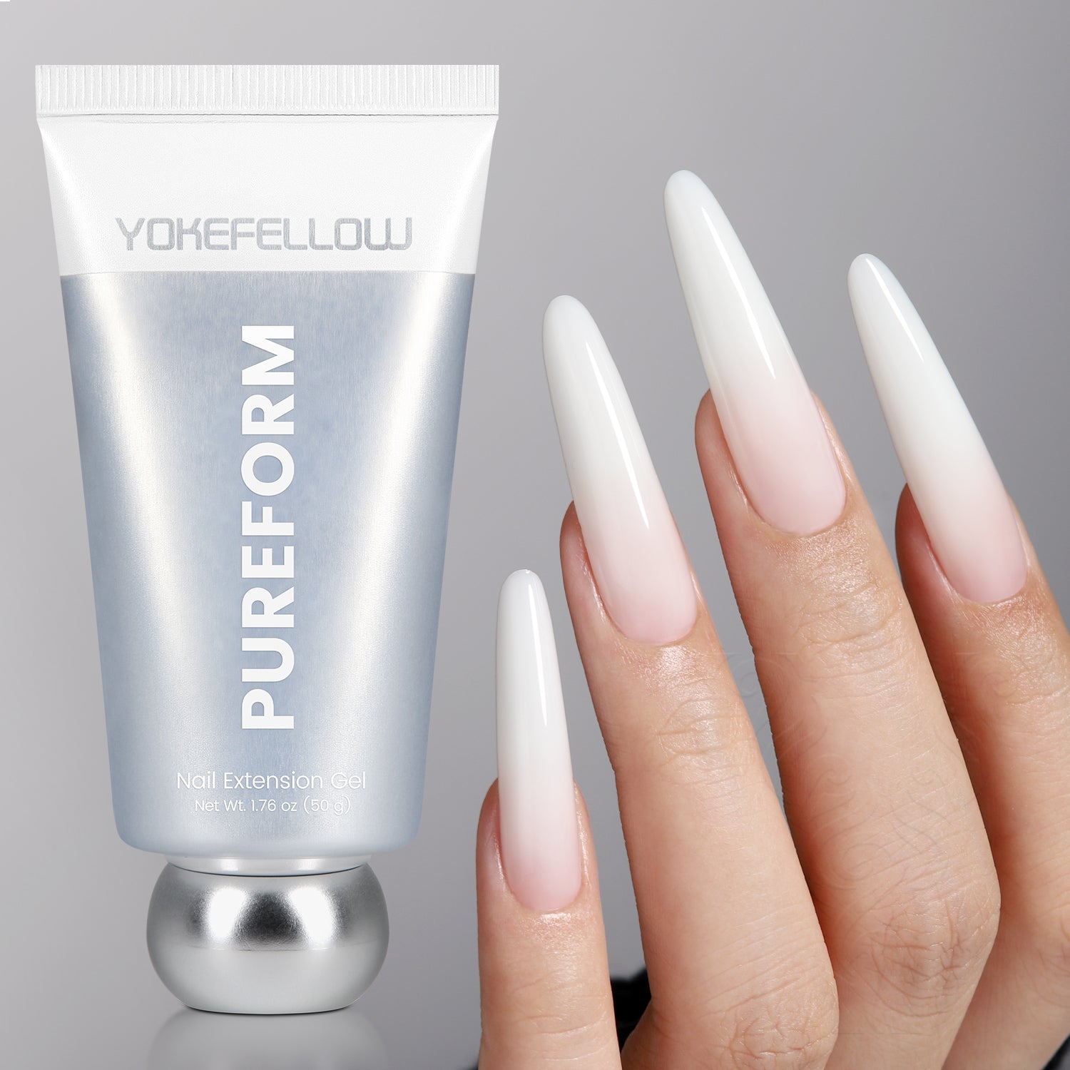 50G Pureform Nail Extension Gel-PF02(Pure Snow)