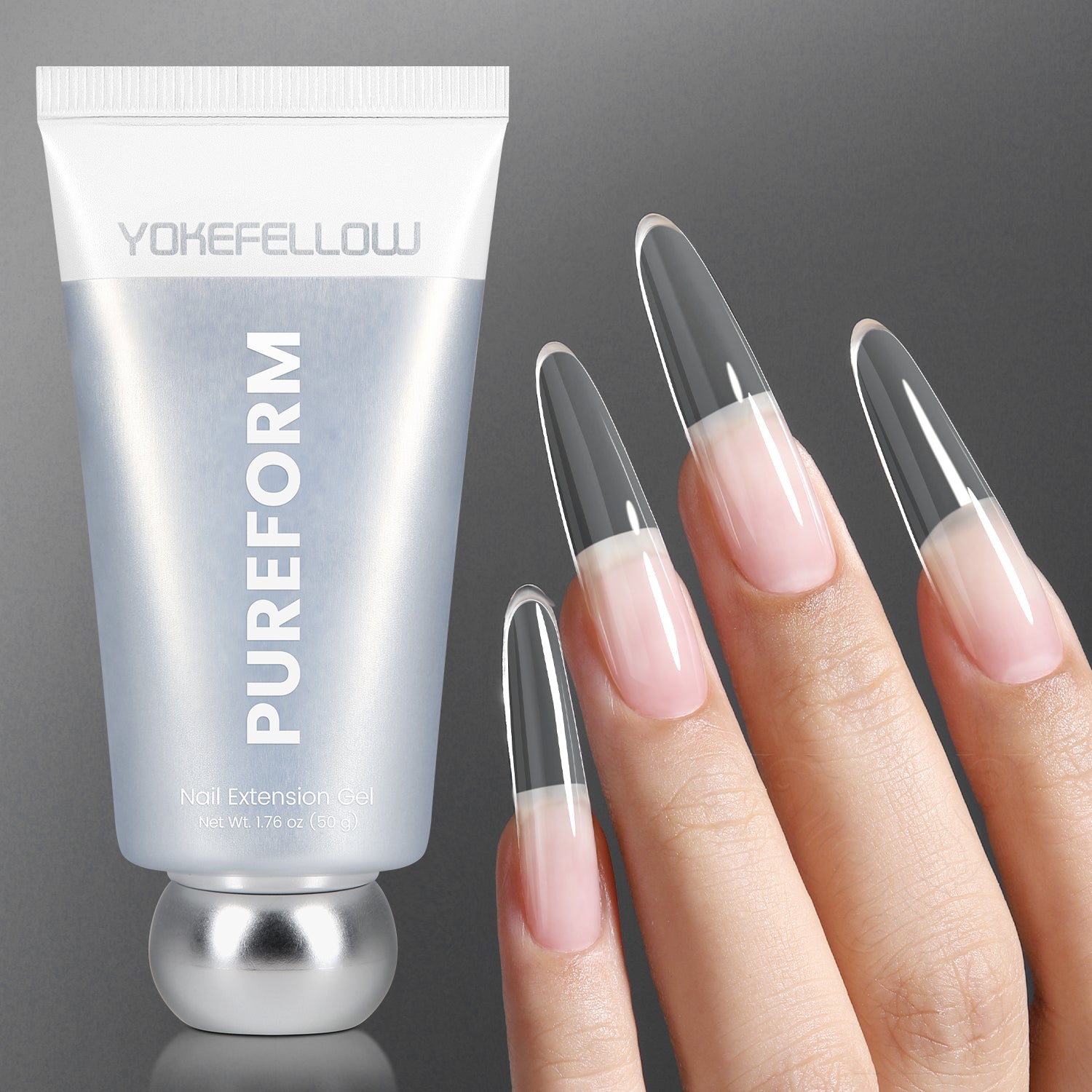 50G Pureform Nail Extension Gel-PF01(Crystal Clear)
