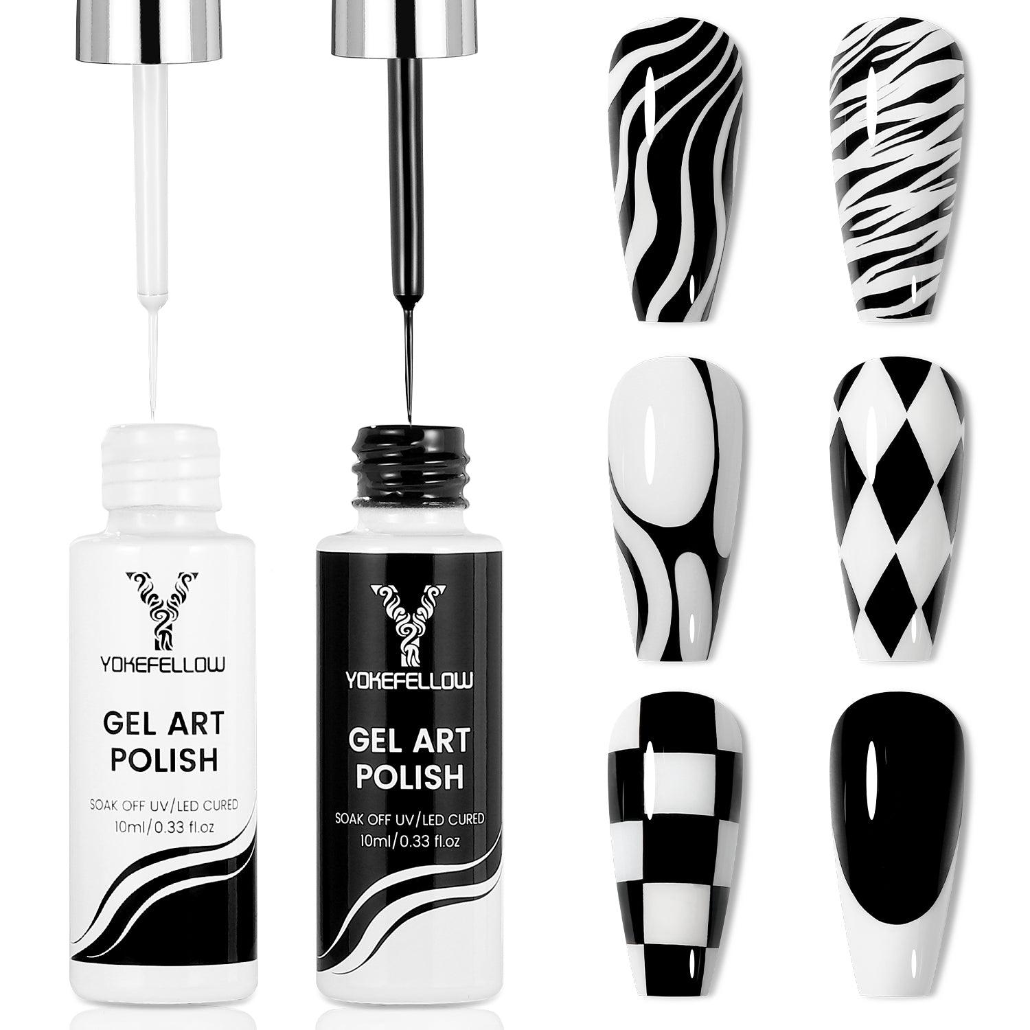 2PCS Gel Art Polish Set