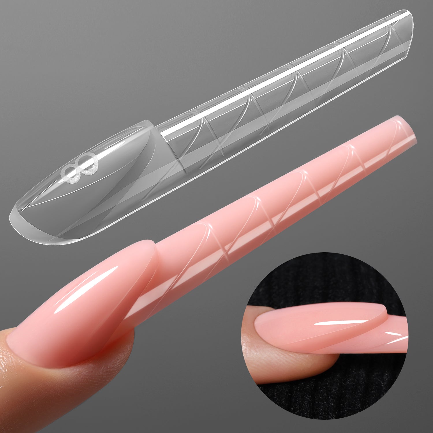 ImMaster IM111 Moldes de uñas francesas dobles 3D