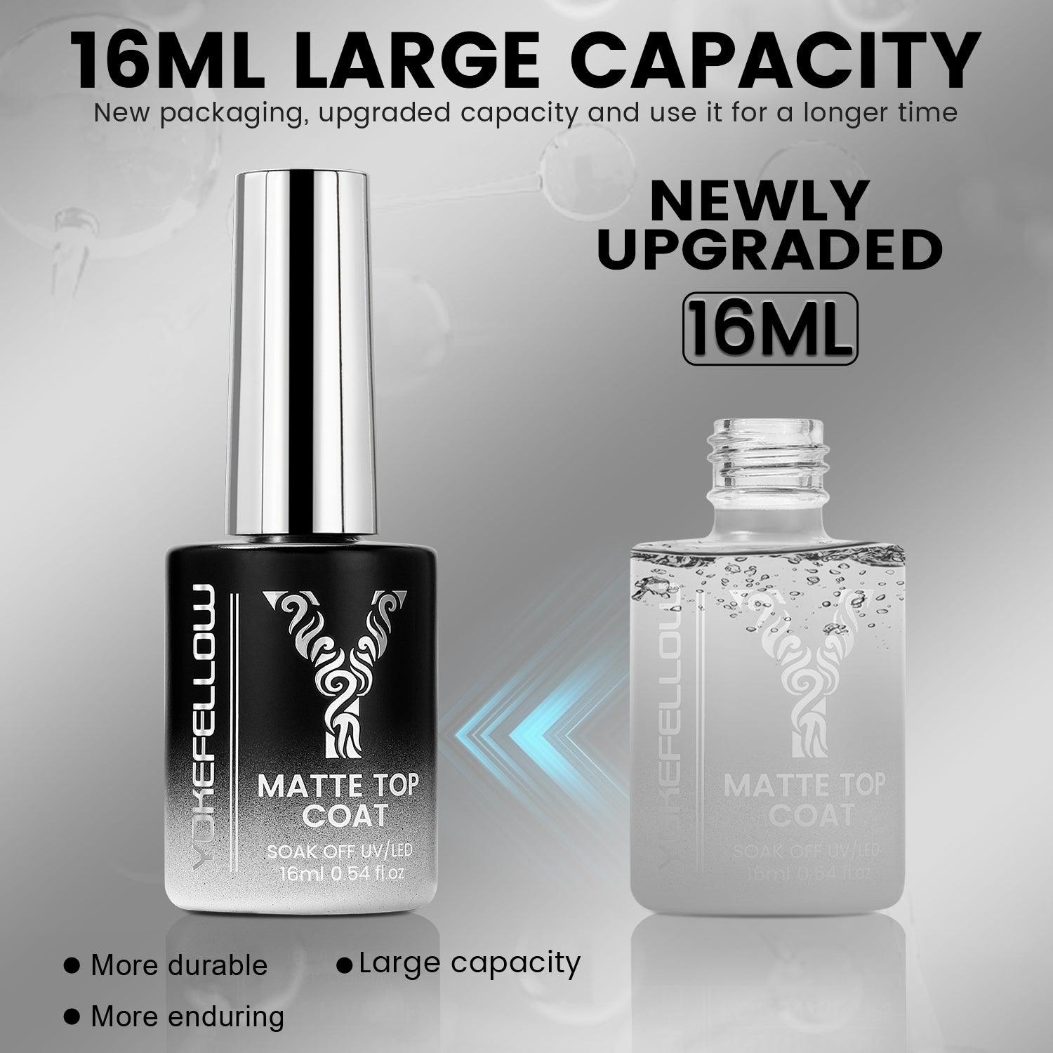 Capa superior mate de 16 ml