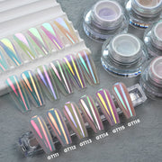 GleamTap Cushion Aurora Chrome Nail Powder Set-GTKIT-01