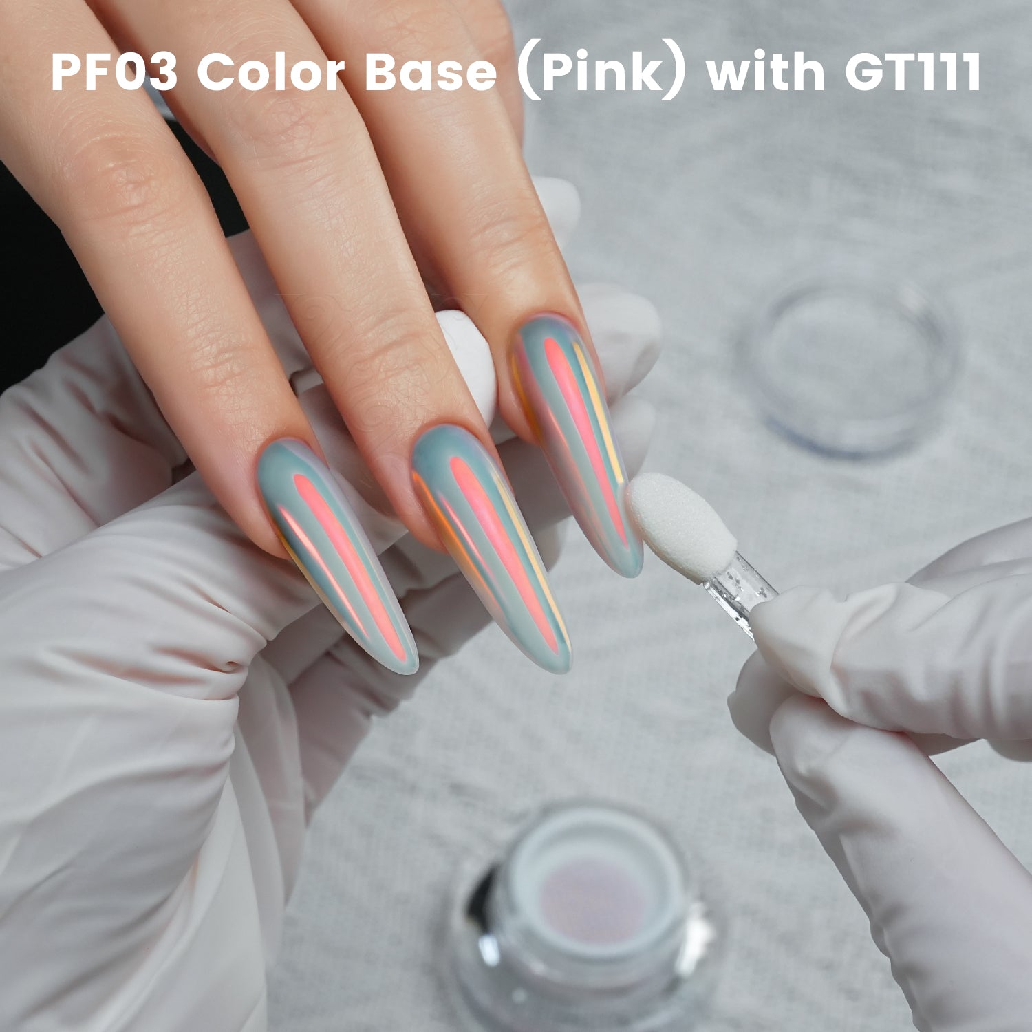 GleamTap Cushion Chrome Nail Powder-5PCS Pack