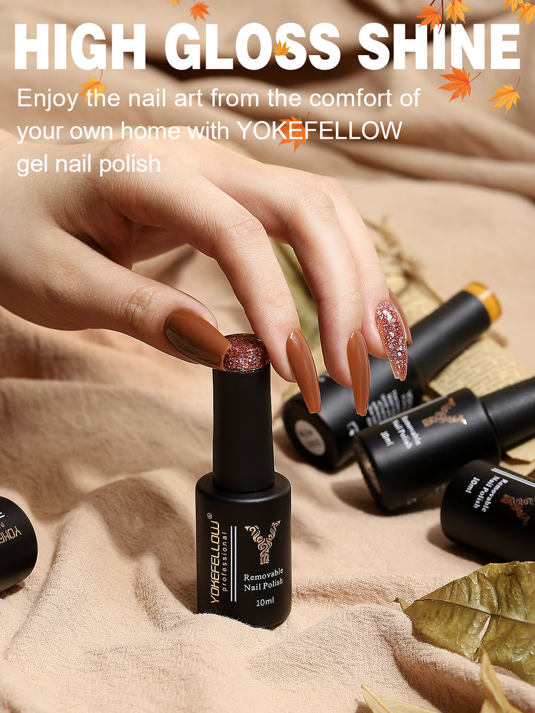 Orange Series-6 Colors Gel Polish Set - YokefellowBeauty