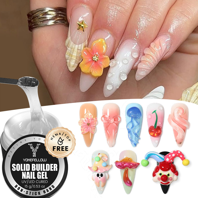 Gel de construction solide pour ongles 15G