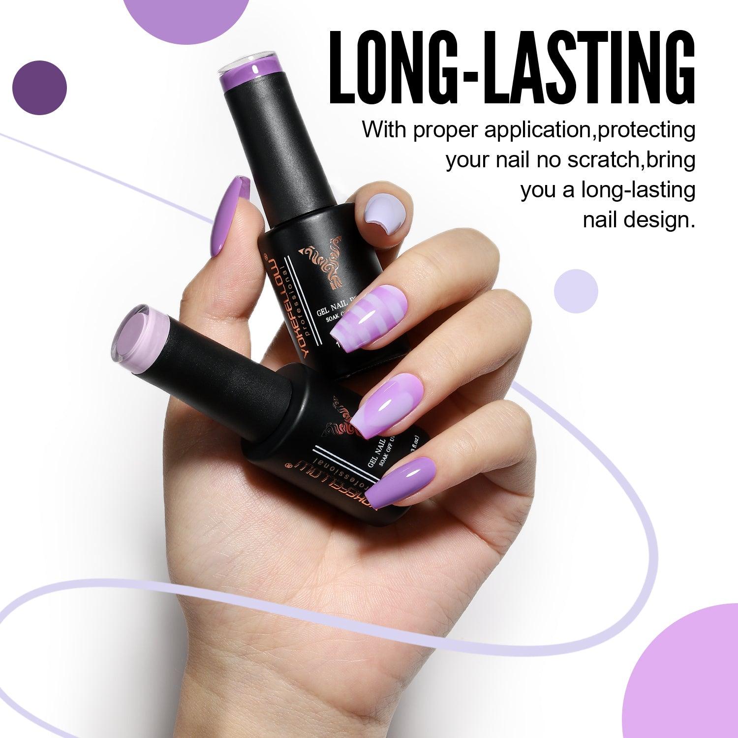 Purple Series - Gel-Nagellack-Set in 6 Farben