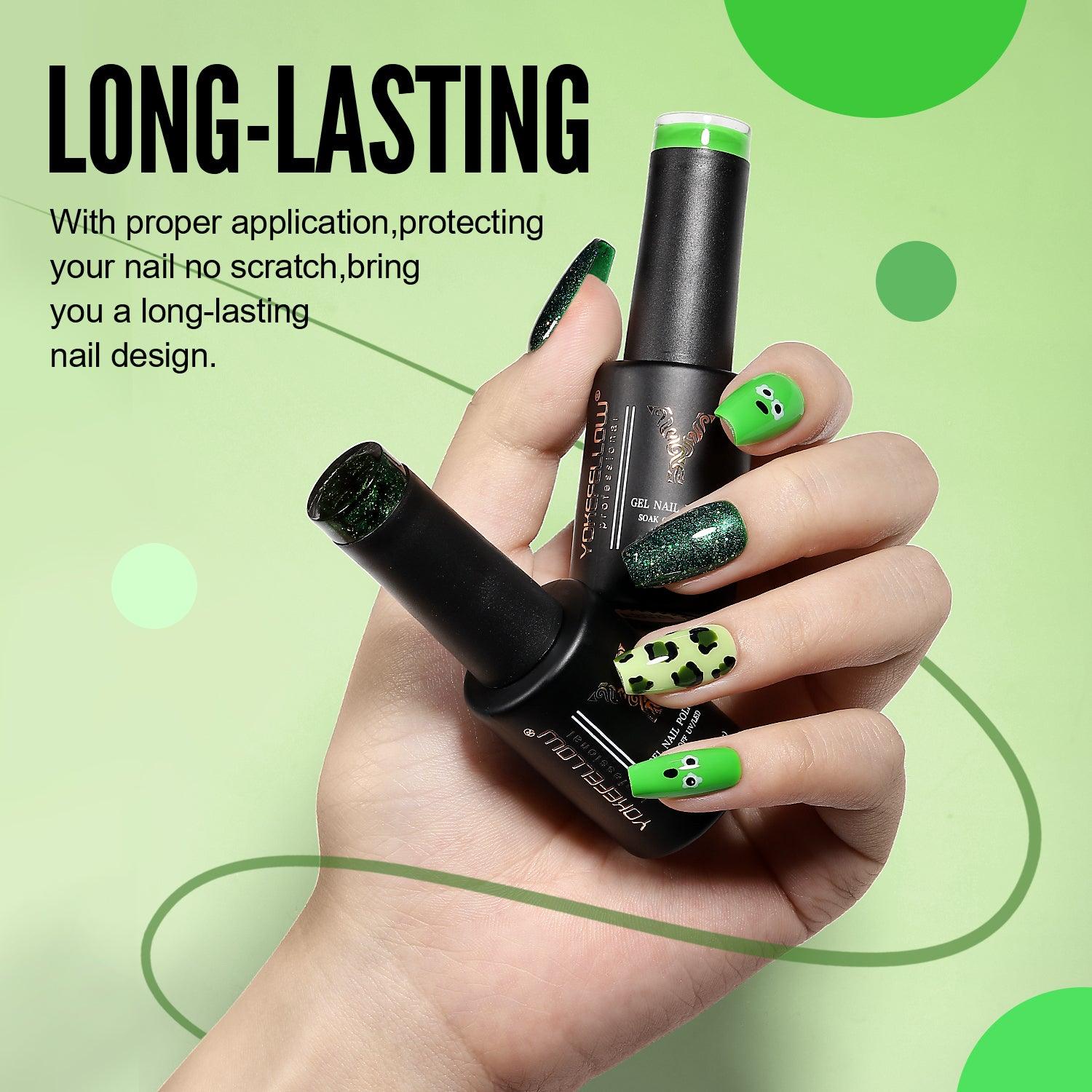 Serie Verde - Set di 6 colori di smalto gel