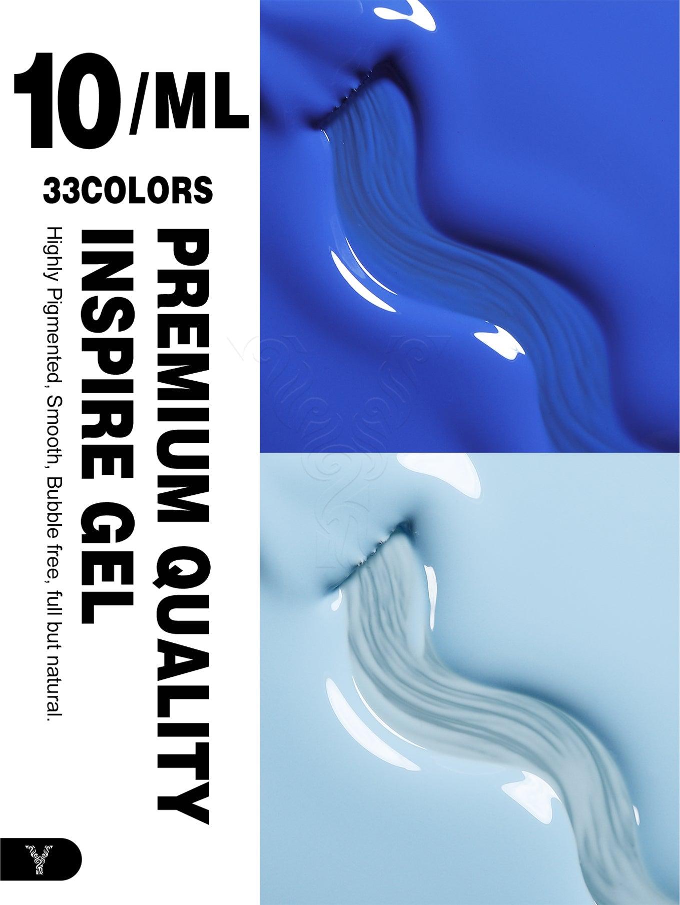 Serie Blu - Set di 3 colori di smalto gel