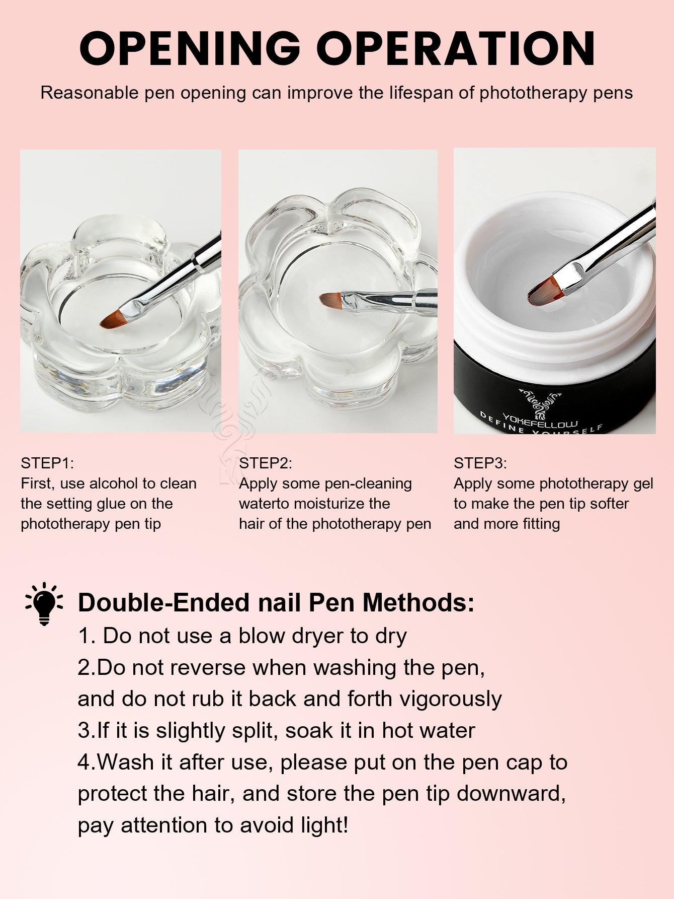 Double Head Nail Brush-001