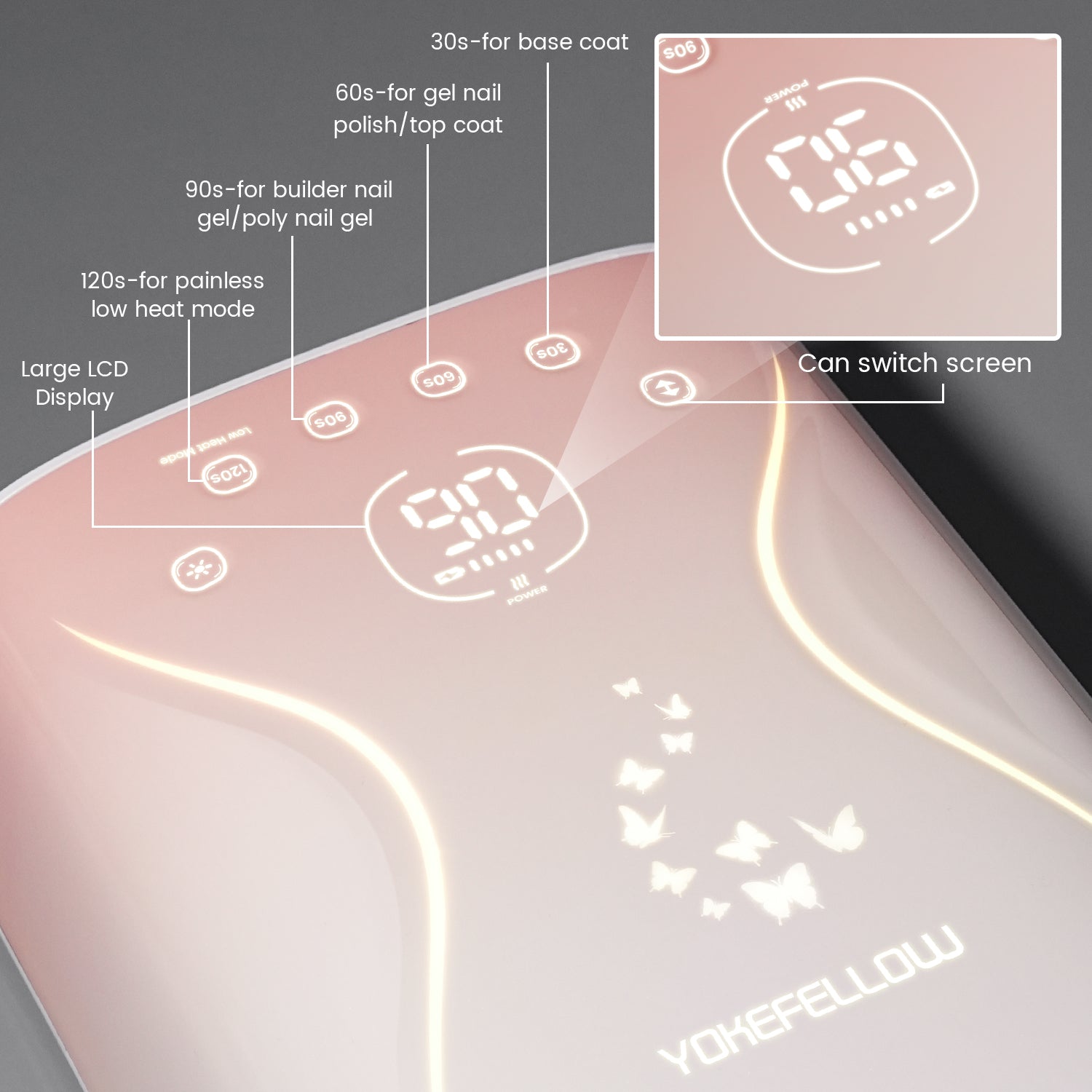 EliteAlly Cordless Nail Lamp-EA901 PRO