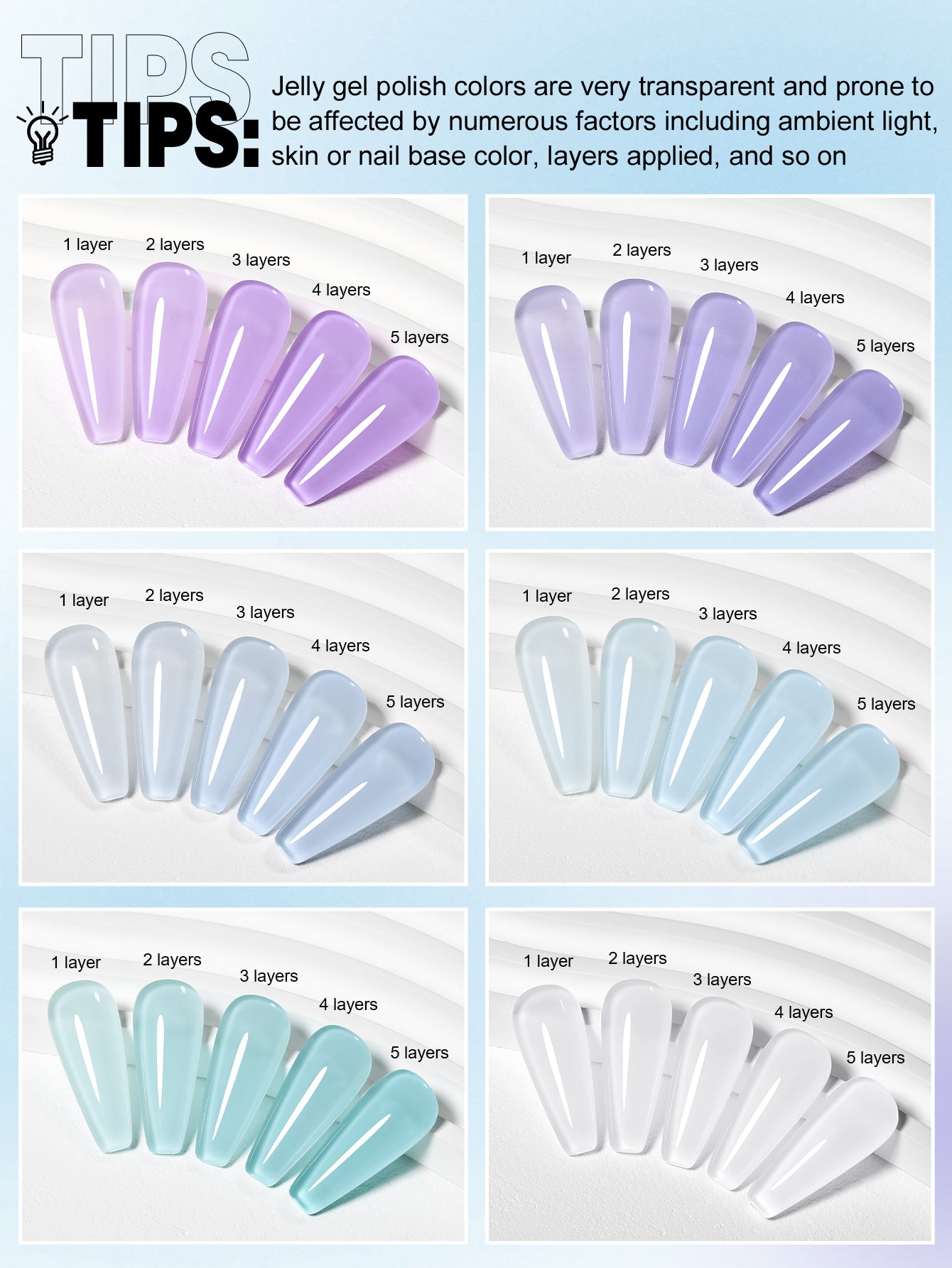 Rubber Base Gel-6PCS Gel Polish Set
