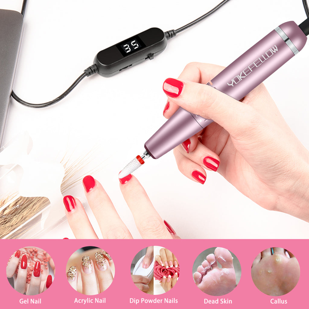 35000RPM Electric Nail Drill Pen-YK-301P - YokefellowBeauty