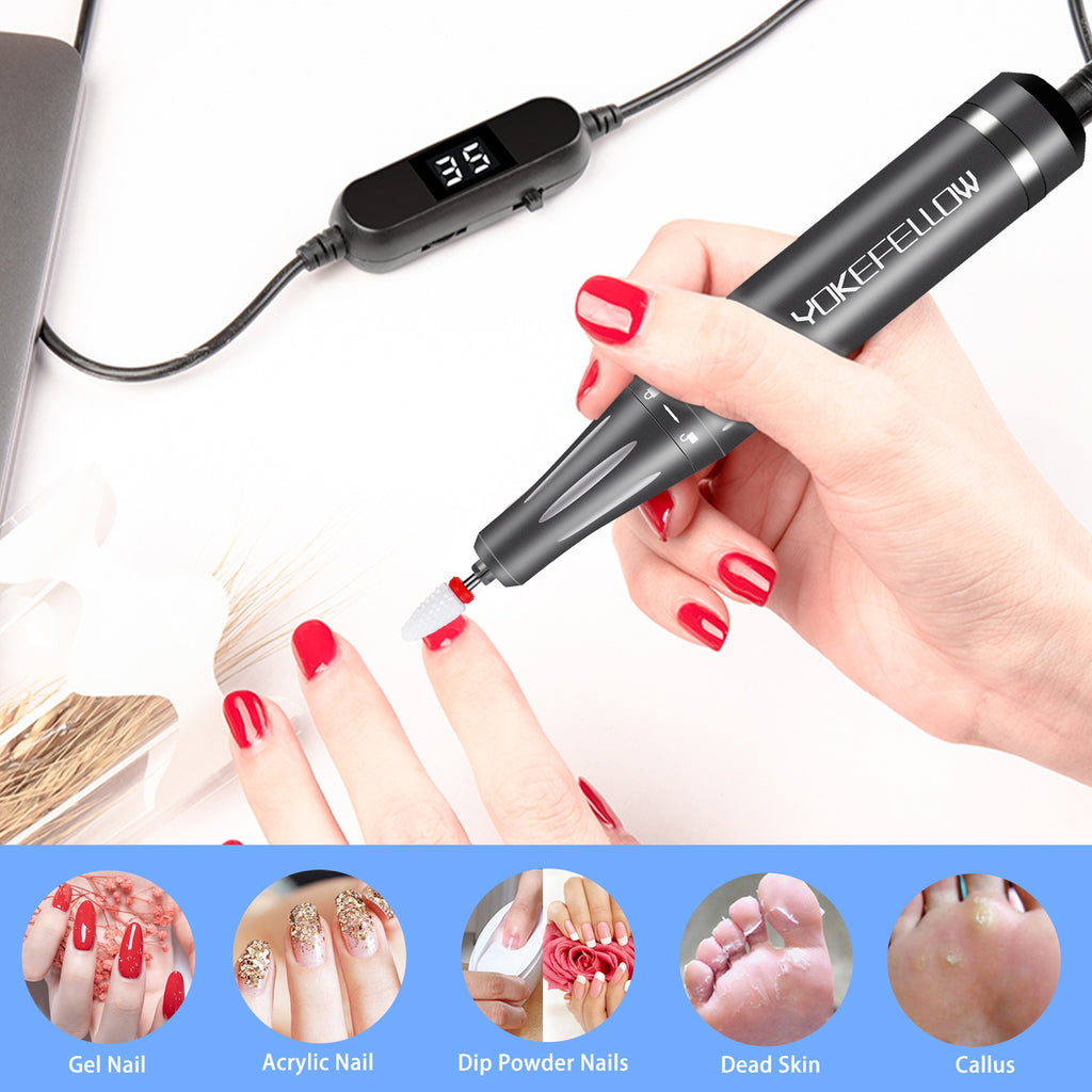 35000RPM  Electric Nail Drill Pen-YK-201P - YokefellowBeauty