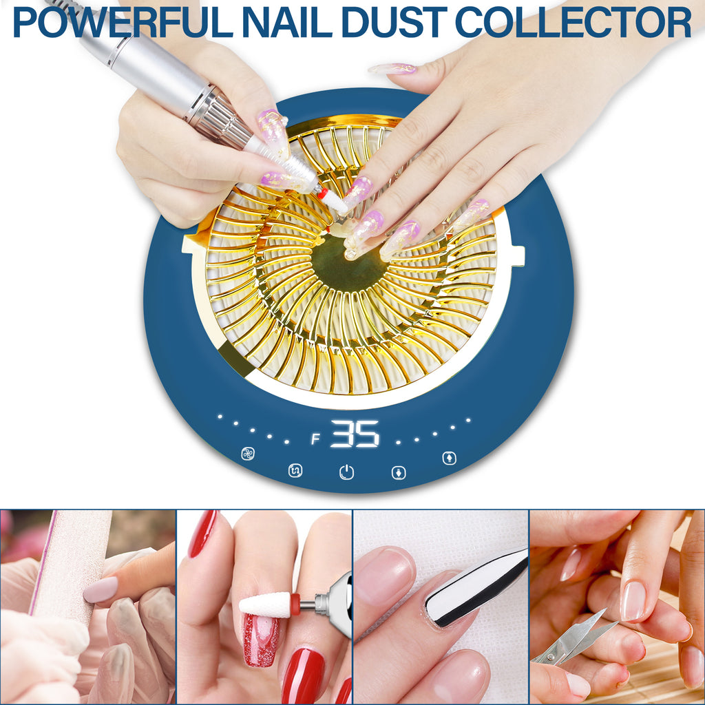 45W 2 In 1 Nail Dust Collector-803P - YokefellowBeauty