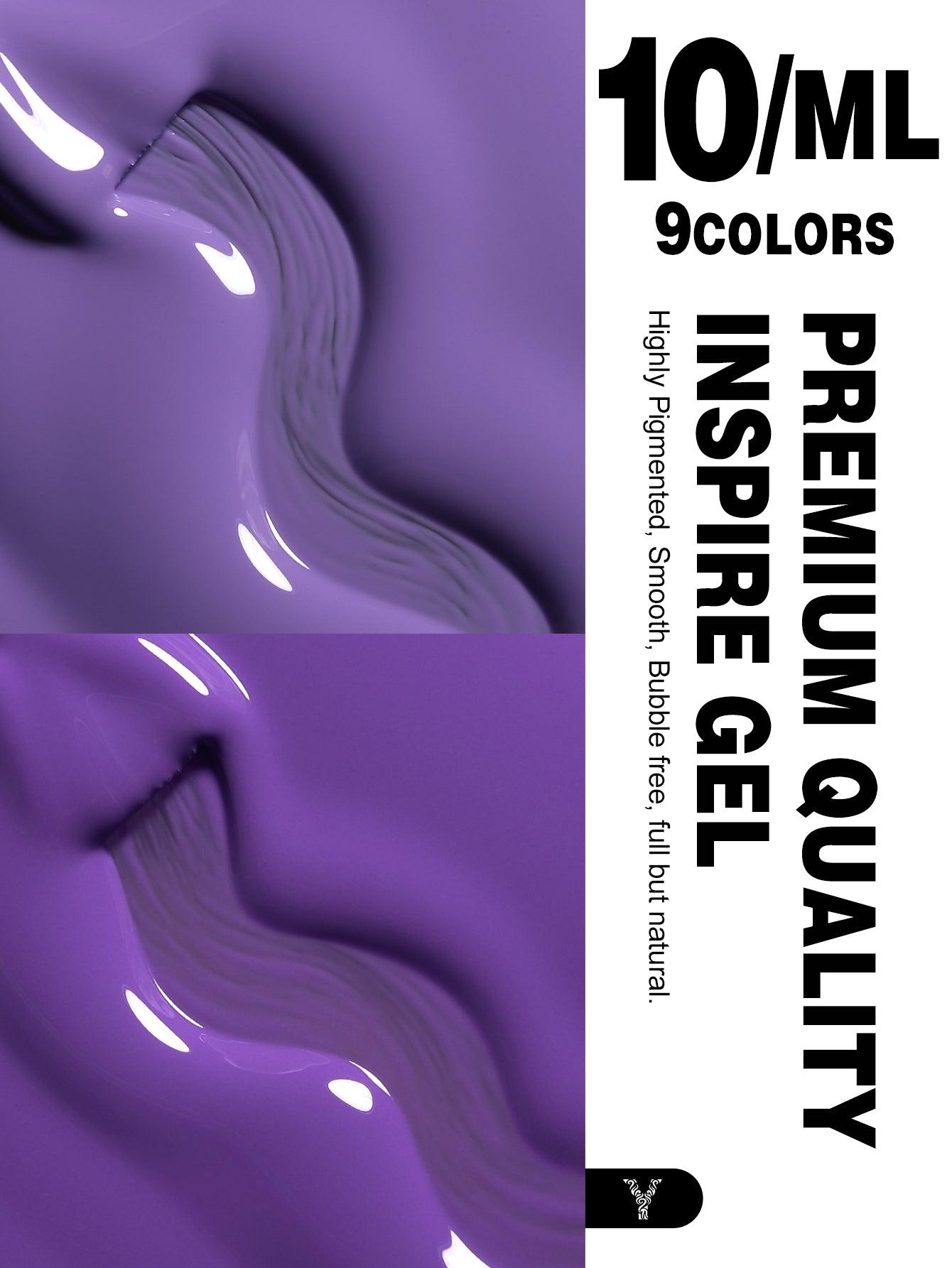 Purple Series-3 Colors Gel Polish Set