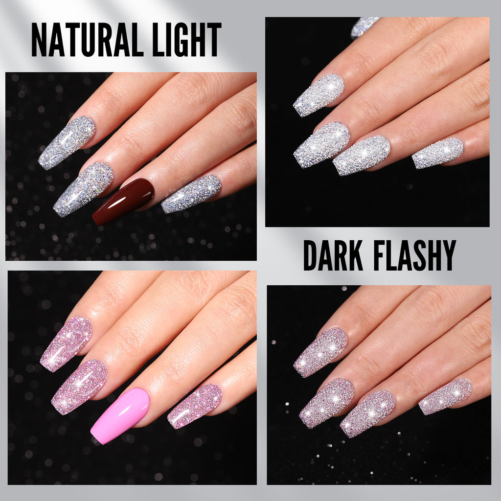 Glitter Series-6 Colors Gel Polish Set - YokefellowBeauty