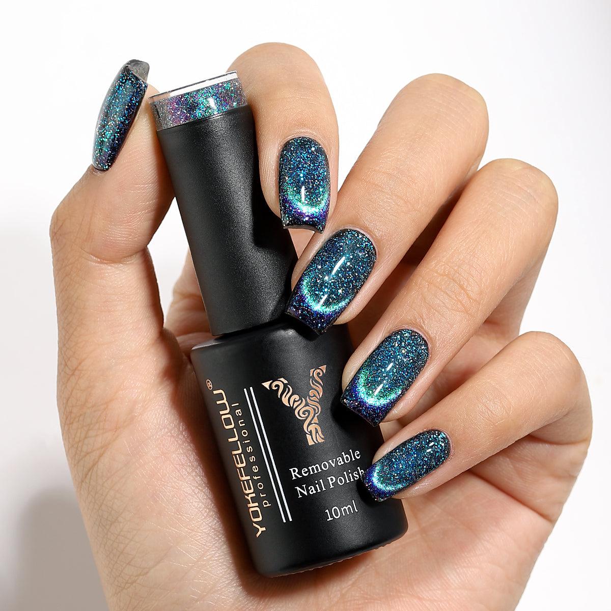 YOKEFELLOW 9Dキャットマグネティックジェル 10ml 12本セット YOKEFELLOW 10ML Soak Off 9D Shinny Cat Eye Gel Nail Polish
