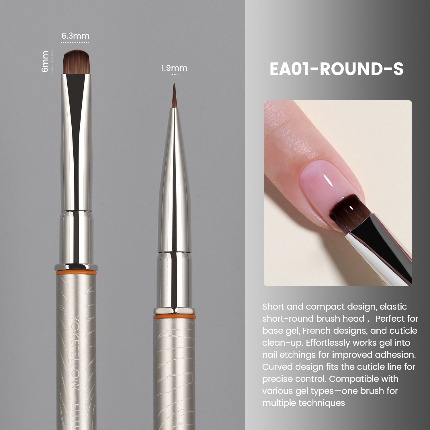 EliteAlly Nail Art Brushes-EA06(LINER-L)
