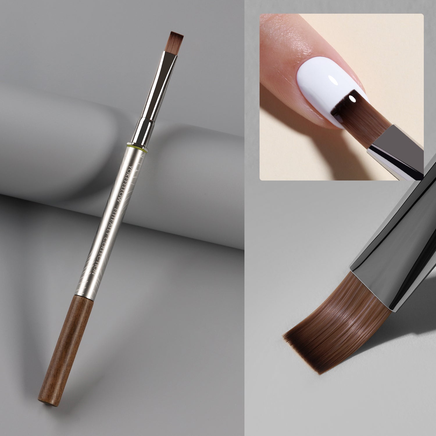 EliteAlly Nail Art Brushes-EA03(WIDE FLAT)