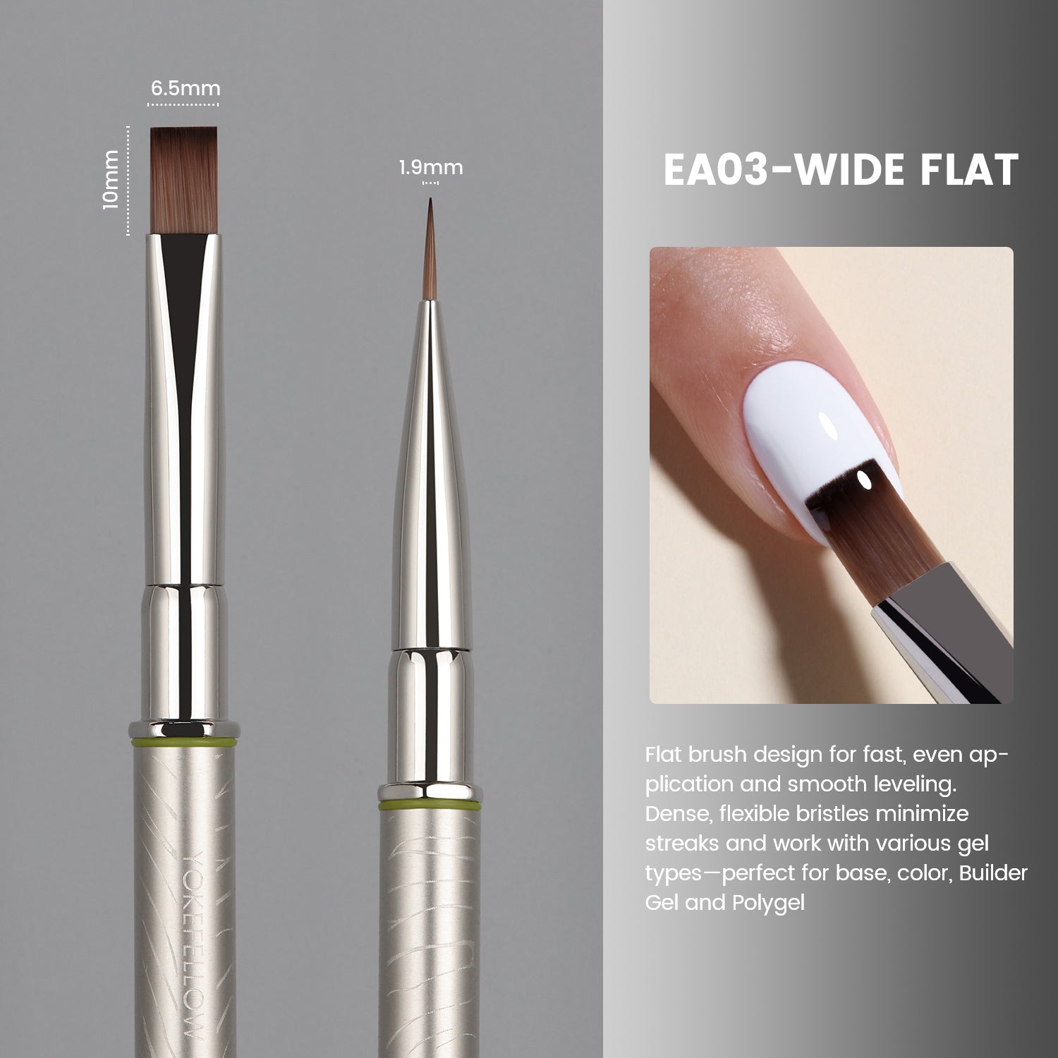 EliteAlly Nail Art Brushes-EA06(LINER-L)