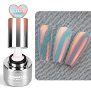 GleamTap Cushion Chrome Nail Powder with Sponges Patting-0.5g-GT123 Sunset