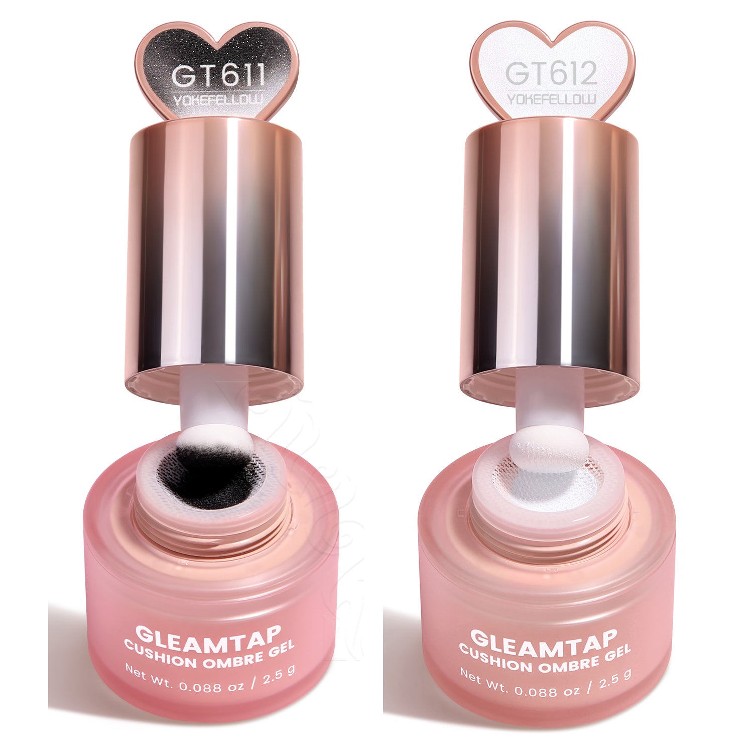 YOKEFELLOW GleamTap Cushion Ombre Painting Gel-GT612