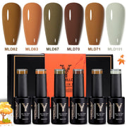 Autumn Series-6 PCS Gel Polish Set