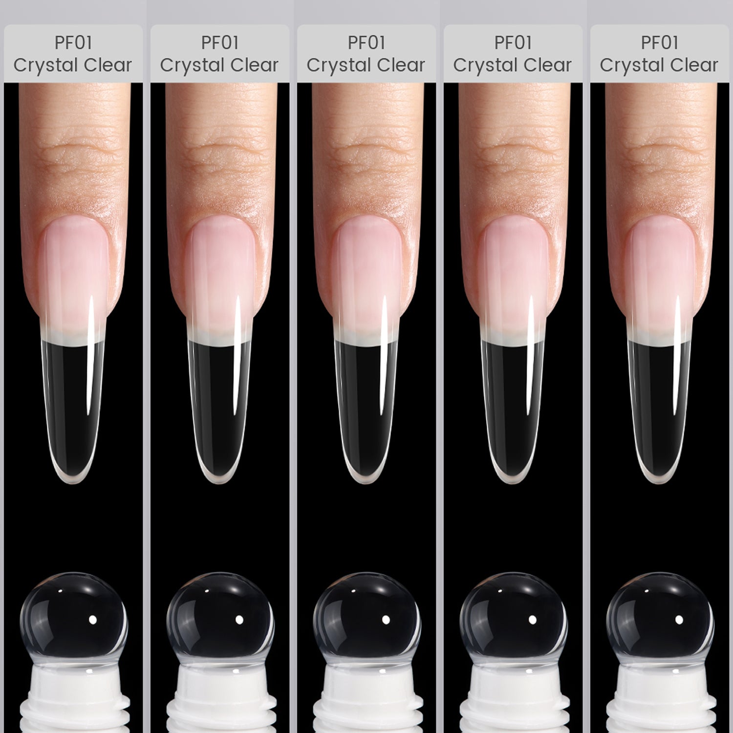 50G Pureform Nail Extension Gel-5PCS Pack