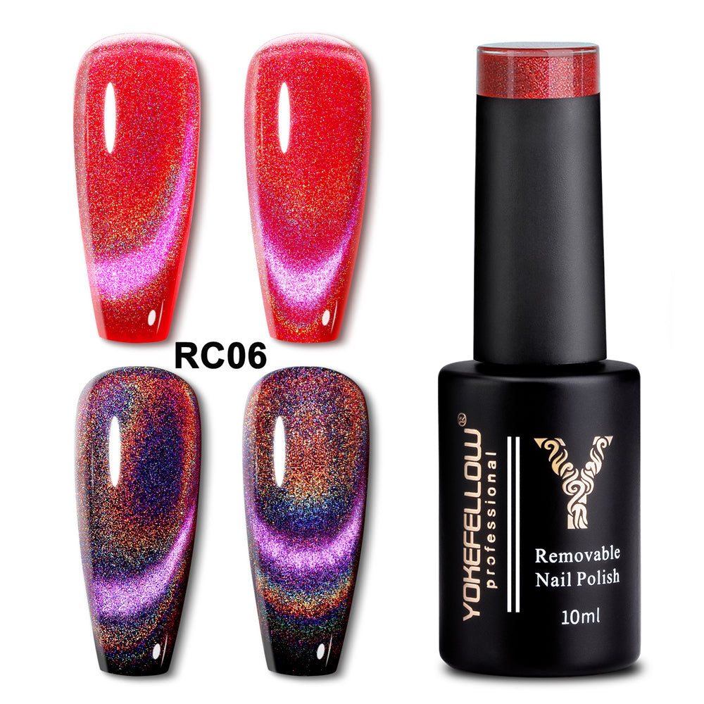 10ML Rainbow Cat Magnetic Gel Polish-RC06 - YokefellowBeauty