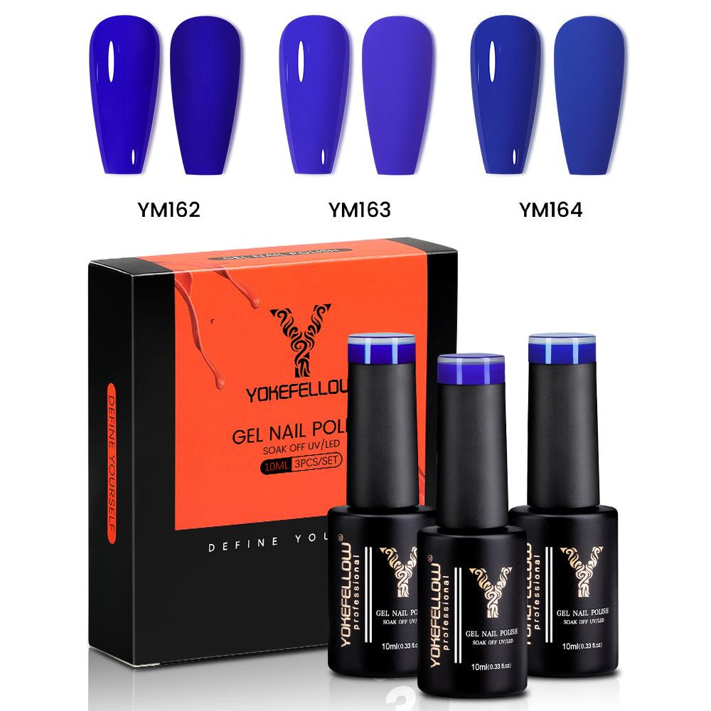 Serie Blu - Set di 3 colori di smalto gel