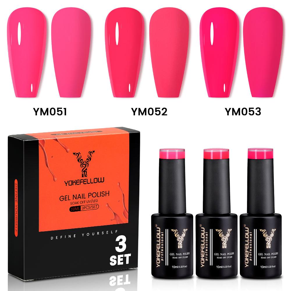 Pink Series-3 Colors Gel Polish Set