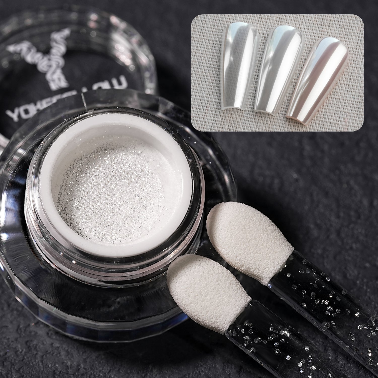GleamTap Cushion Chrome Nail Powder-GT111-GT311