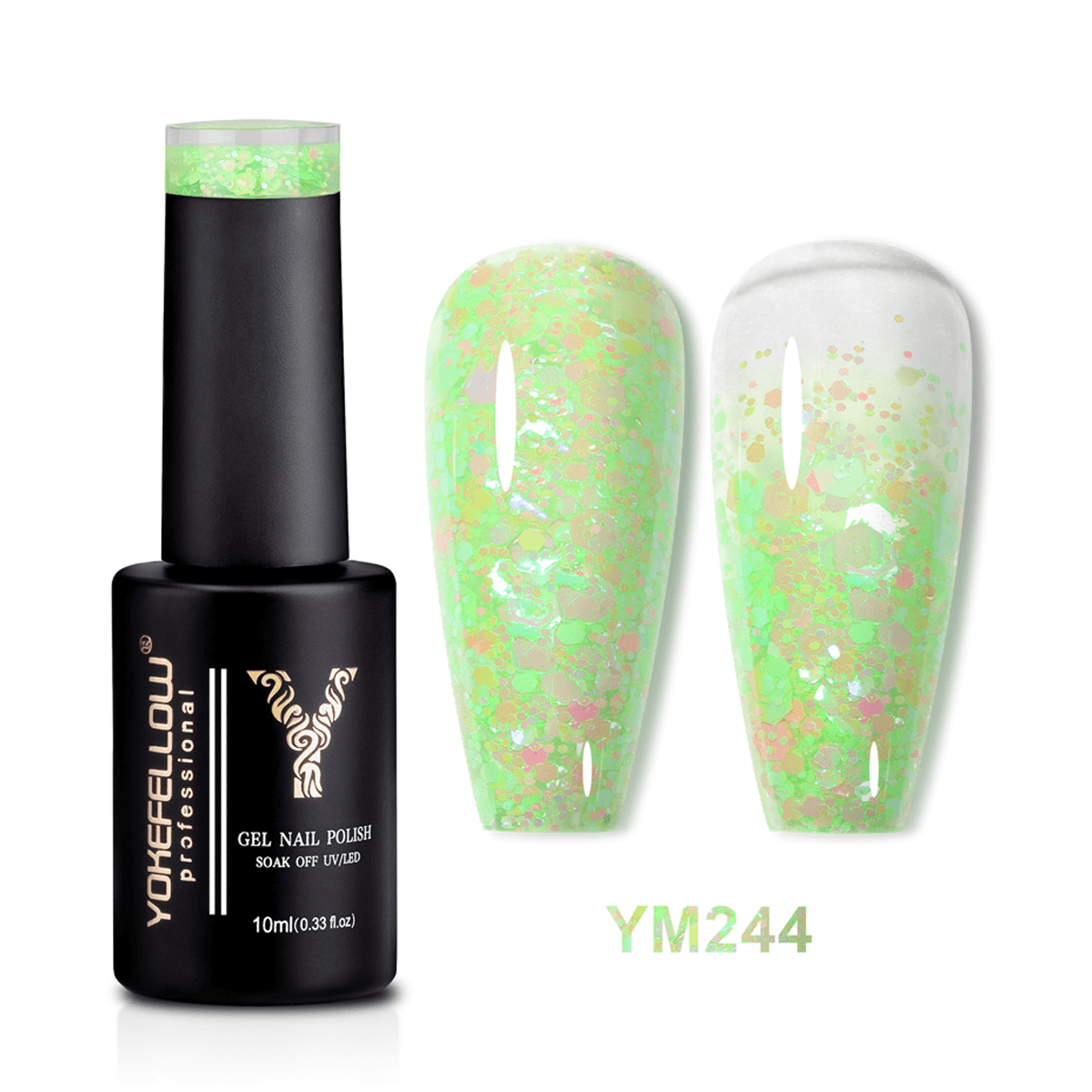 10ML Glitter Gel Polish-YM244