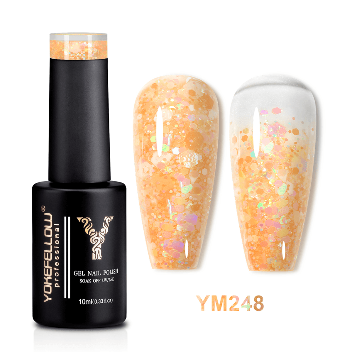 10ML Glitter Gel Polish-YM248