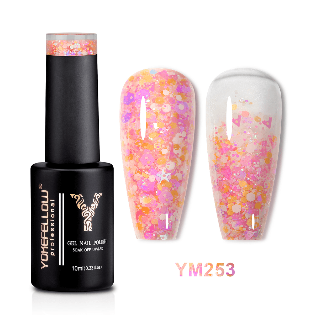 10ML Glitter Gel Polish-YM253