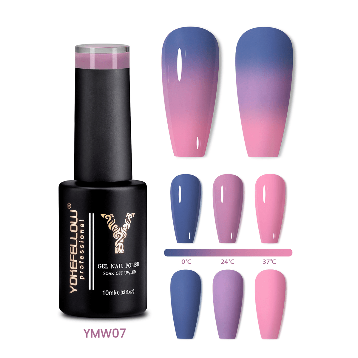 10 ml Farbwechsel-Gel-Nagellack-YMW07