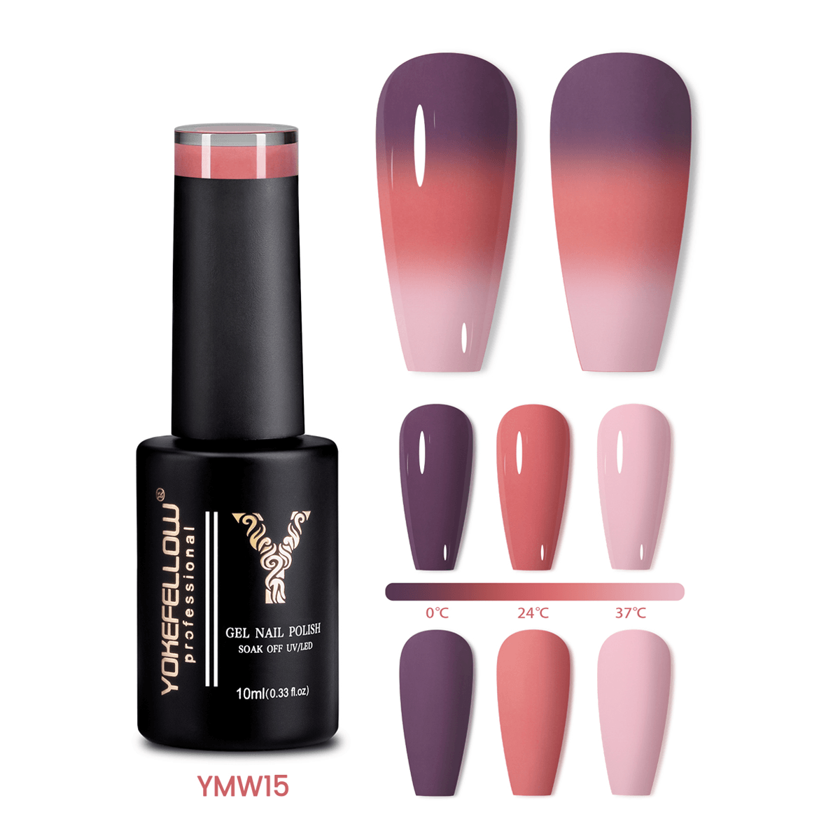 10 ml Farbwechsel-Gel-Nagellack-YMW15