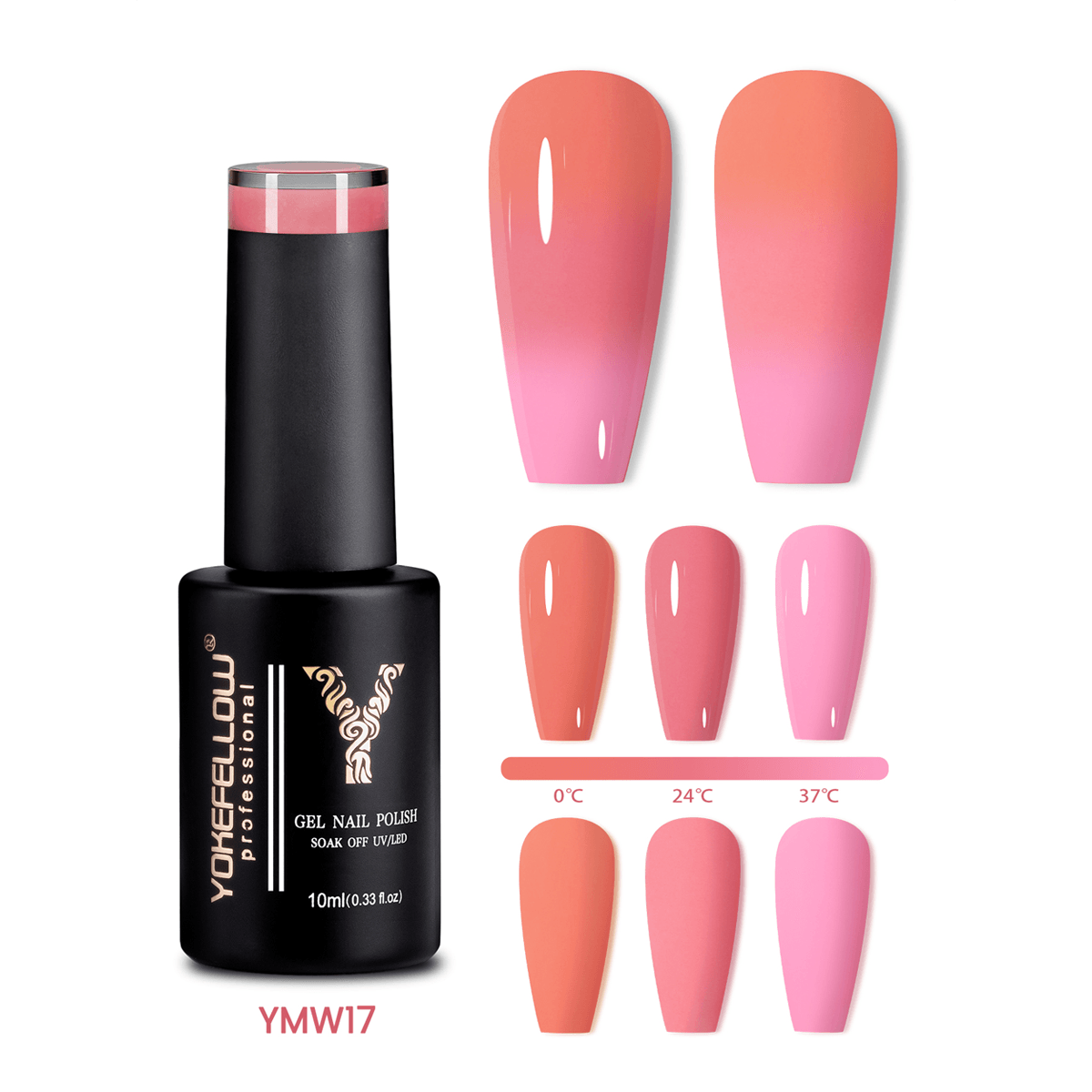 10 ml Farbwechsel-Gel-Nagellack-YMW17