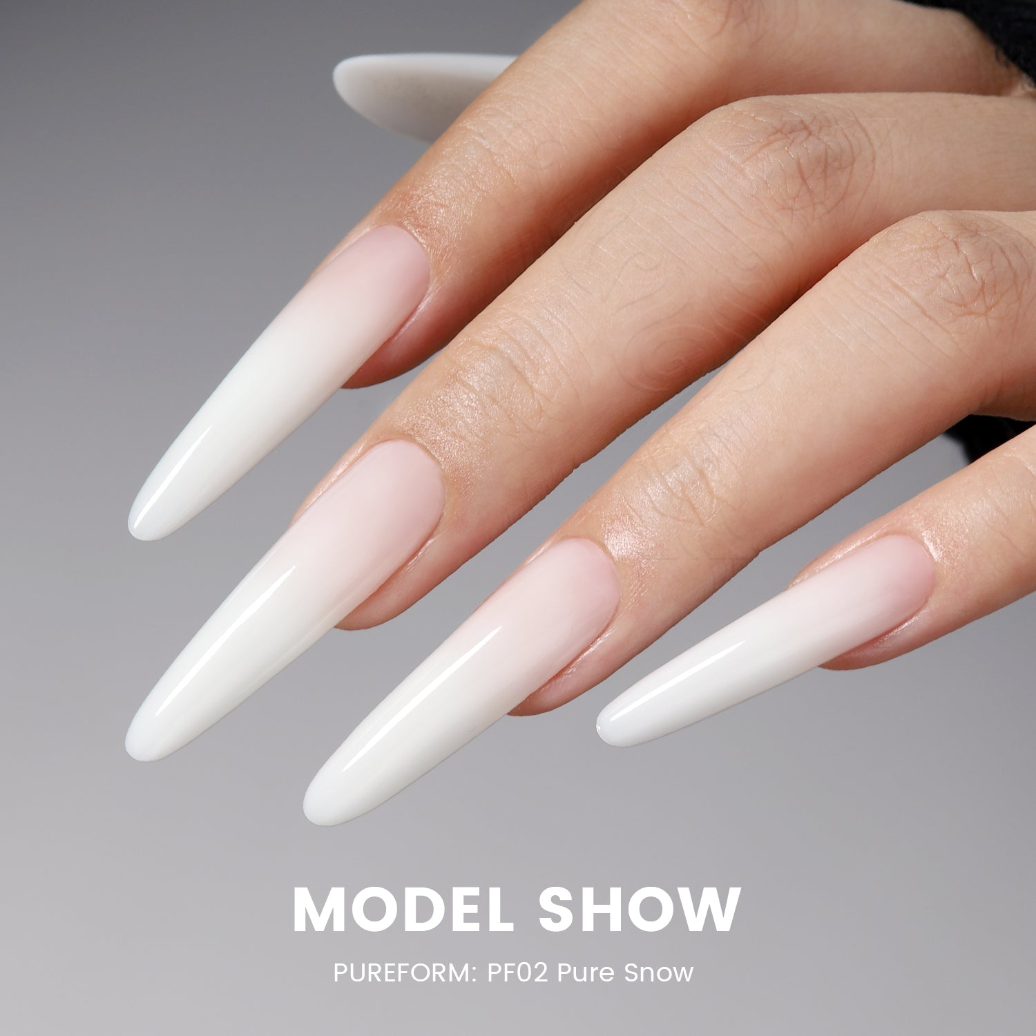 50G Pureform Nail Extension Gel-PF02(Pure Snow)