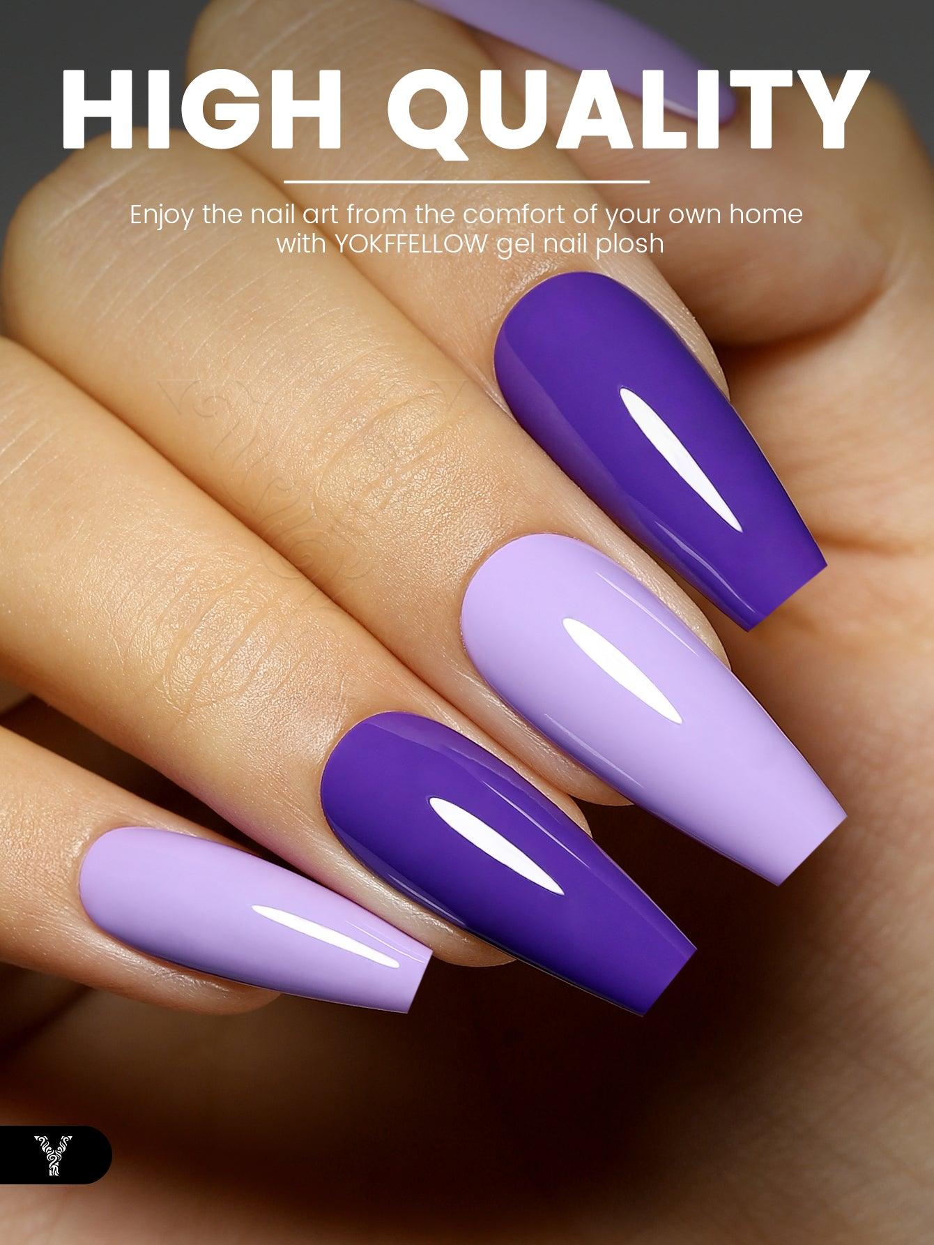 Purple Series-3 Colors Gel Polish Set