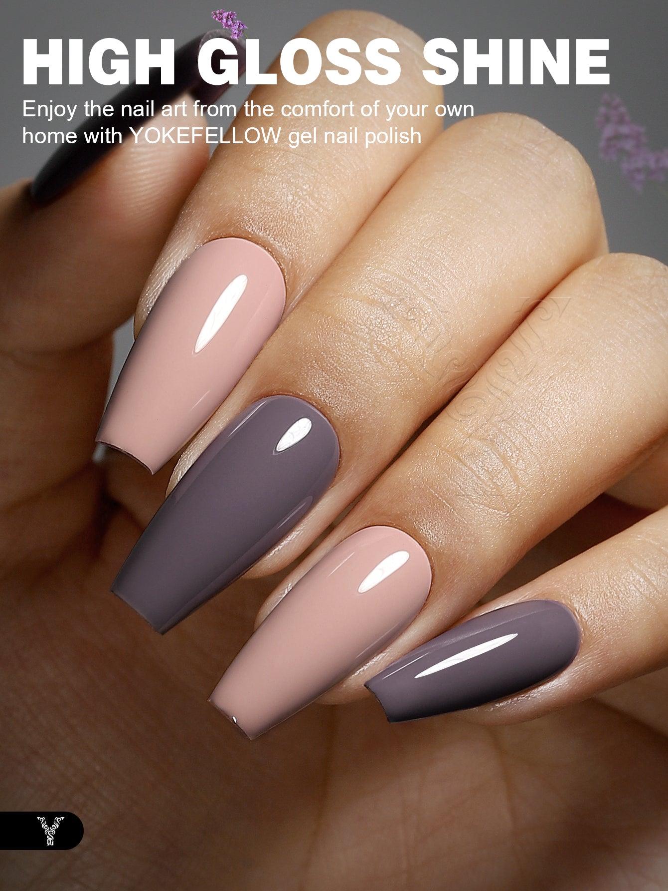 Série rose - Coffret de 6 vernis gel