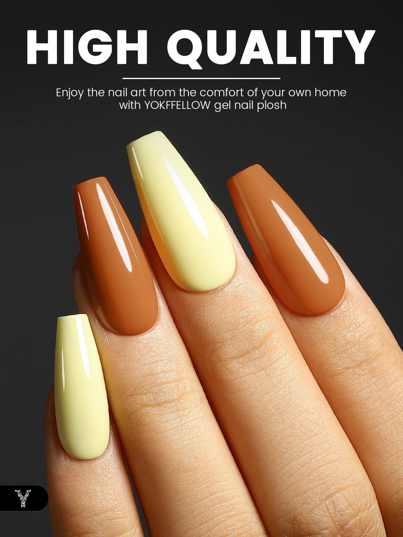 Gelbe Serie - 3 Farben Gel-Nagellack-Set