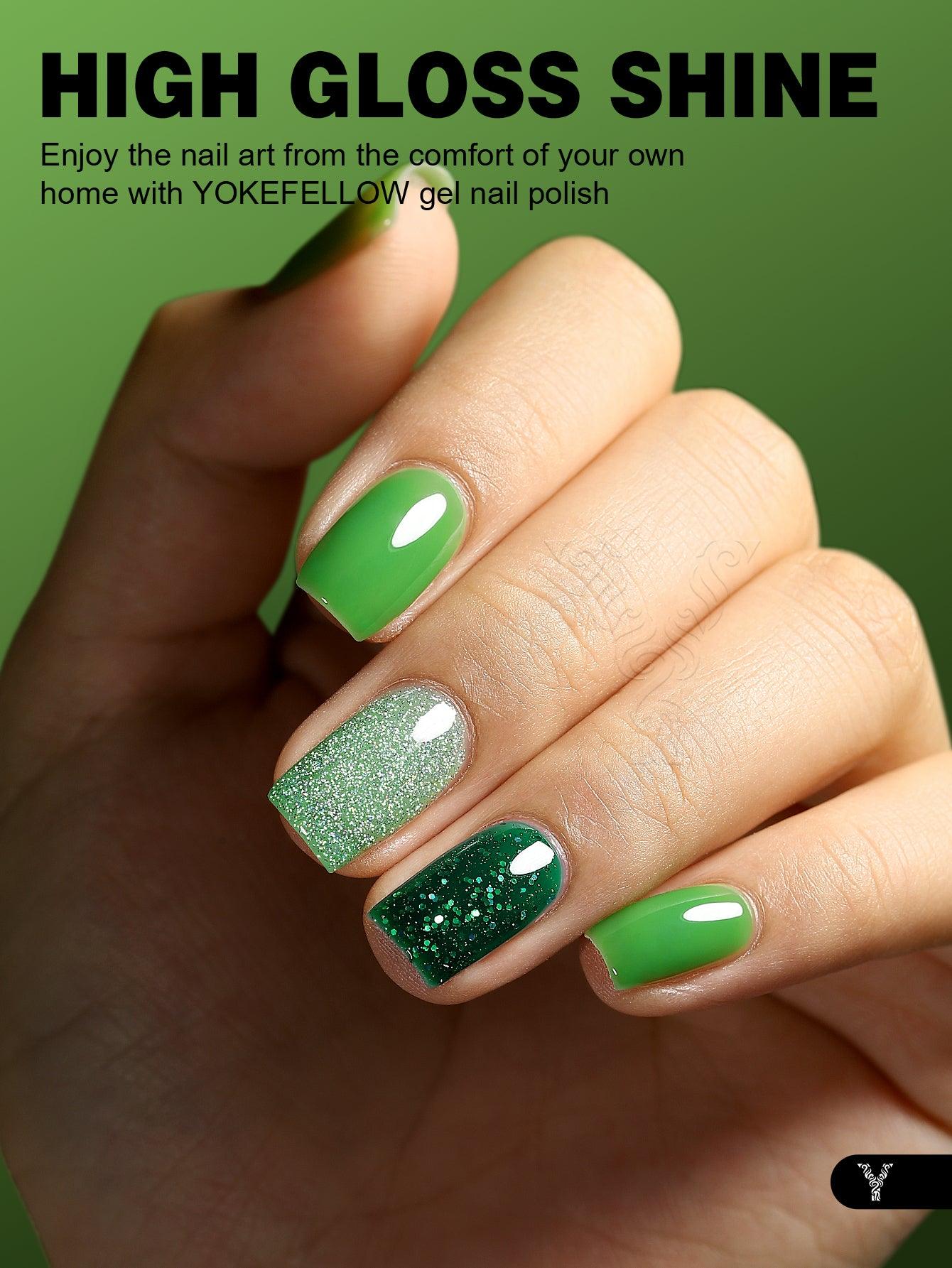 Ensemble de vernis gel Green Jelly Series-6 couleurs